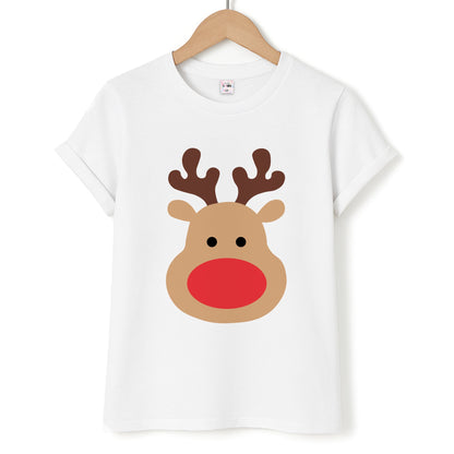 Rudolph Face - Christmas Unisex T-Shirt