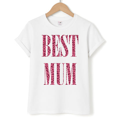 Best Mum Leopard Print Unisex T-Shirt