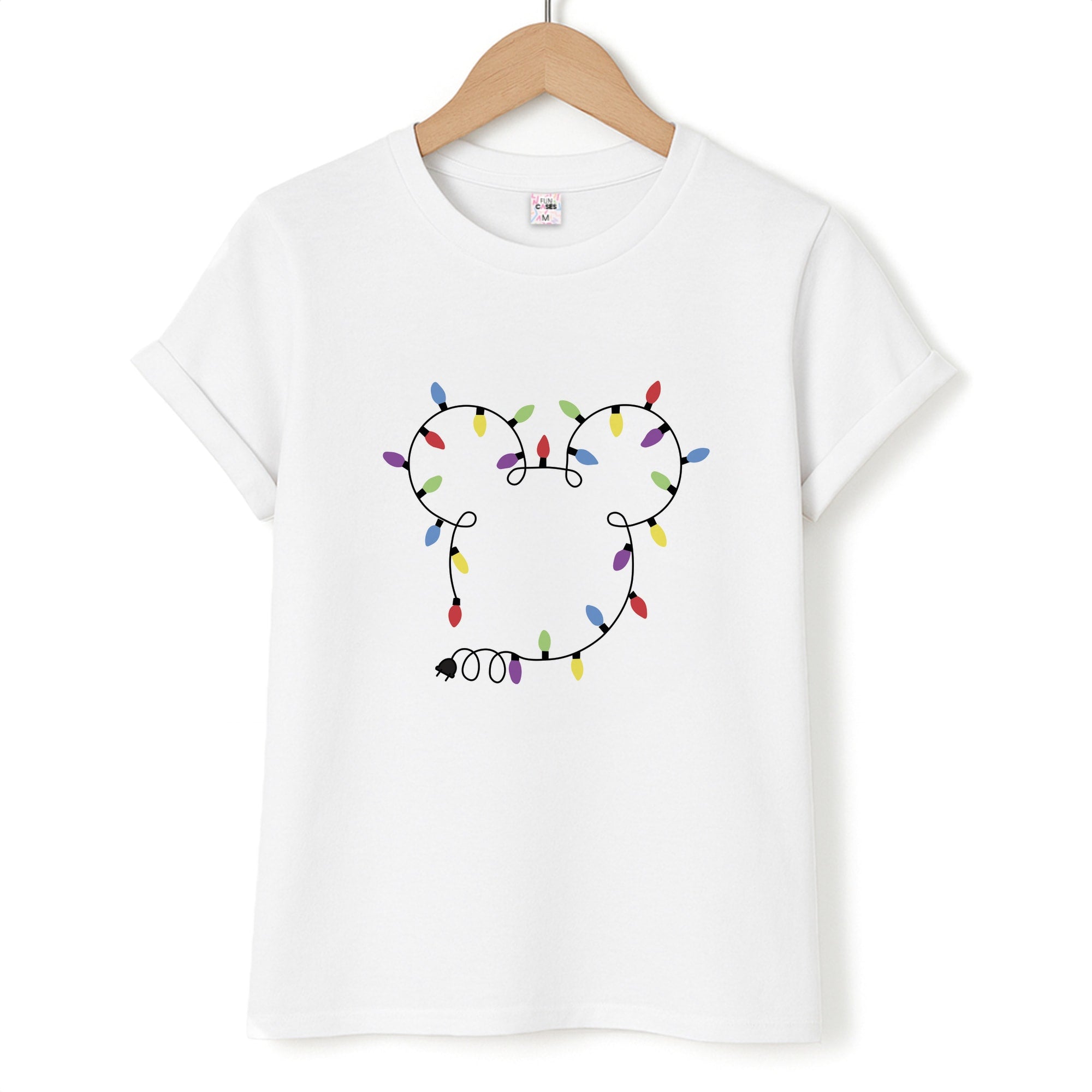Mouse Christmas Lights Christmas Unisex T-Shirt
