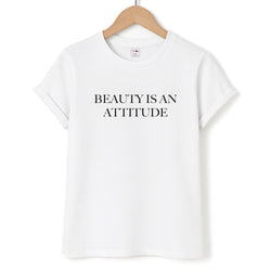 Beauty Is An Attitude - Clean Girl Aesthetic Unisex T-Shirt