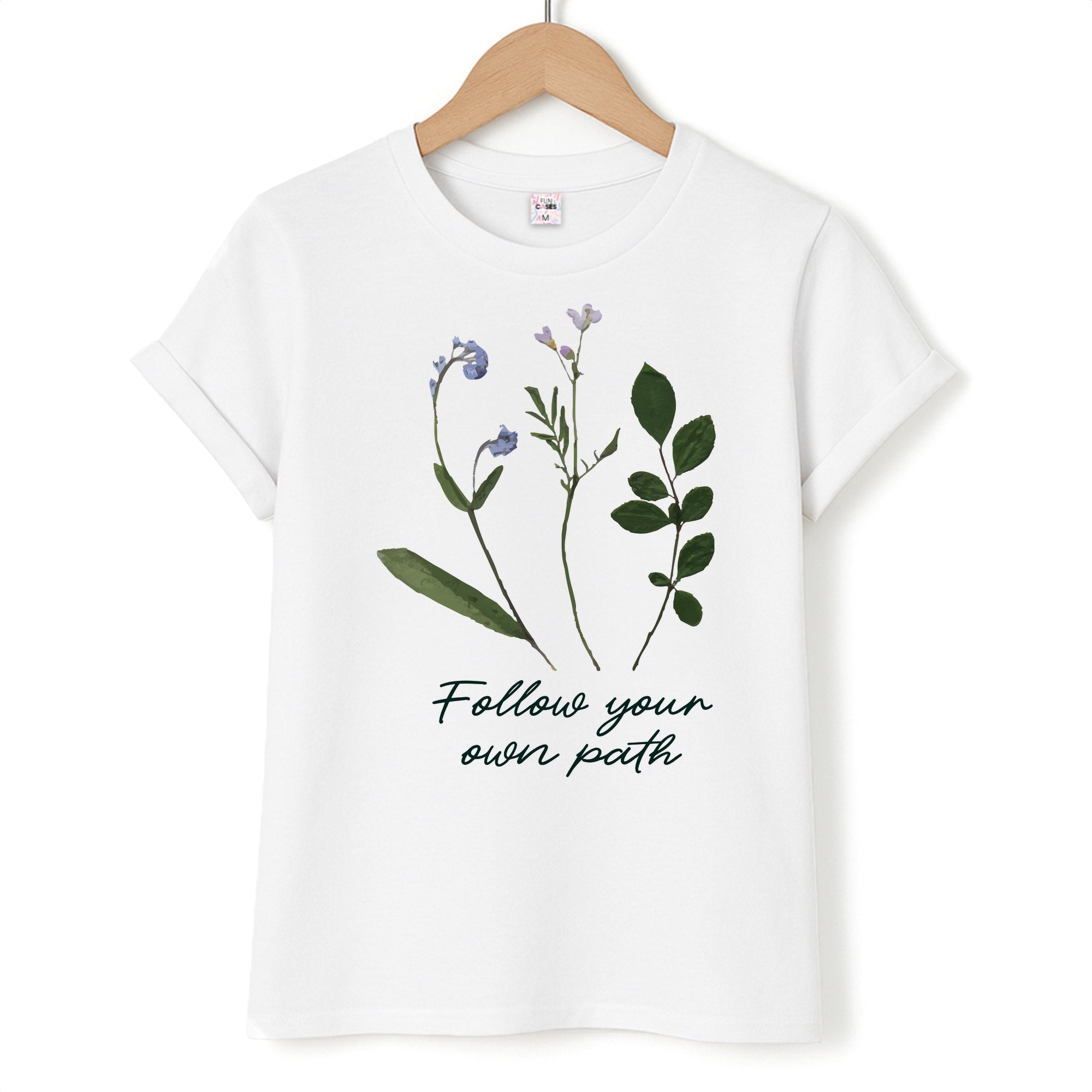Follow Your Own Path Dark Green Unisex T-Shirt