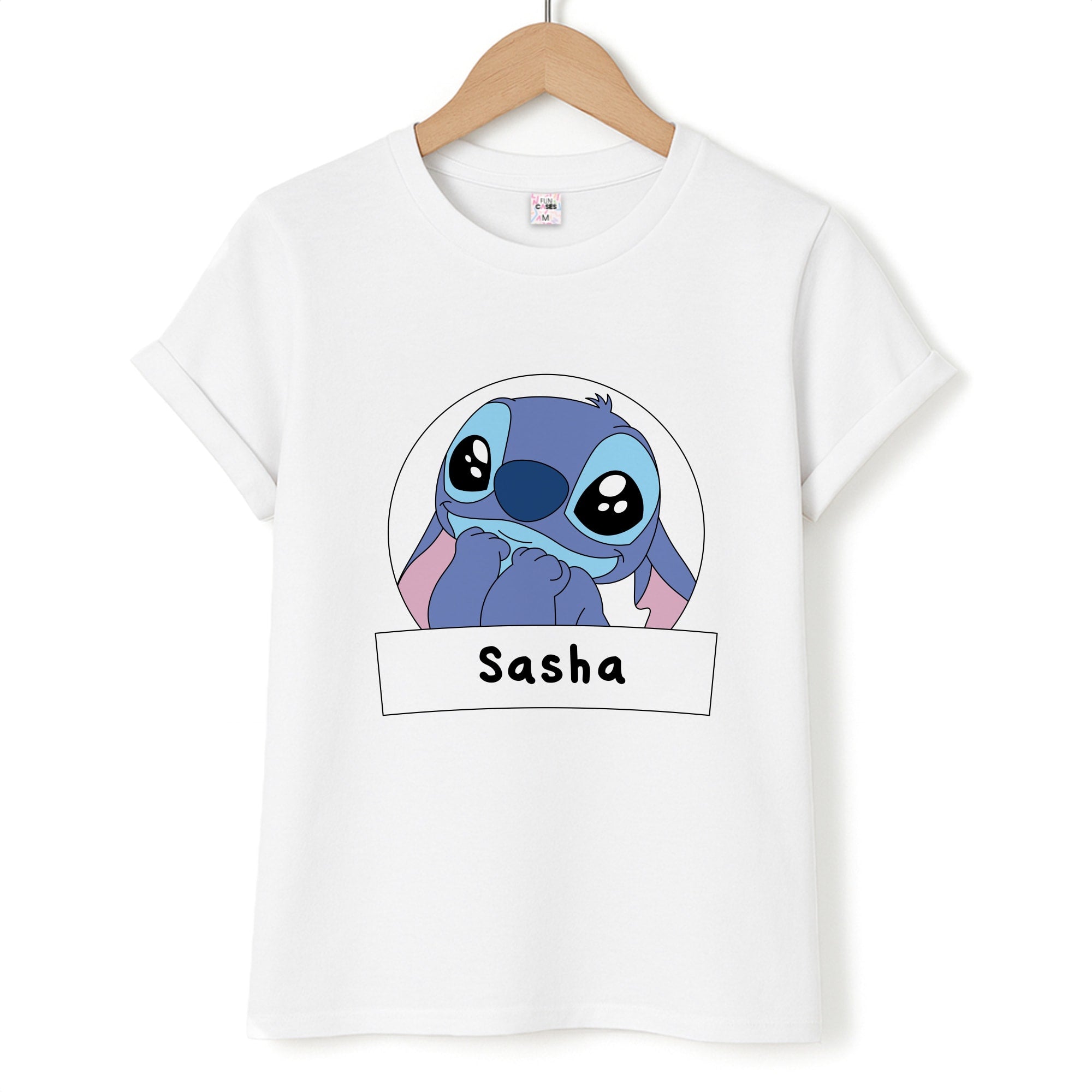 Personalised Cute Blue Alien Unisex T-Shirt