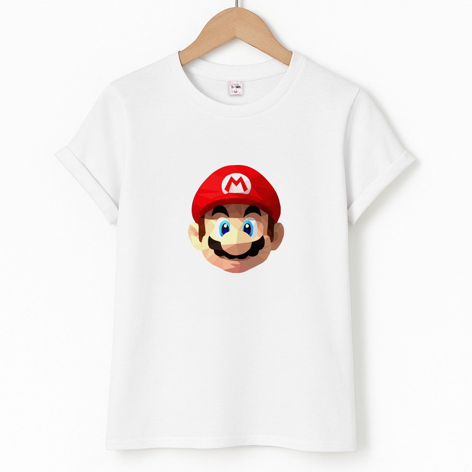 Mario Face - Mario Unisex T-Shirt