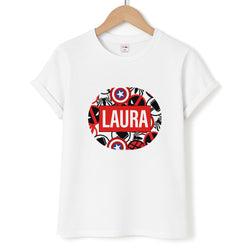 Collage - Personalised Superhero Comic Unisex T-Shirt
