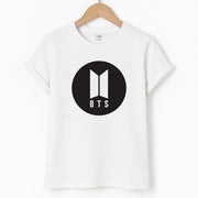BTS logo Black - K Pop T-Shirt 1