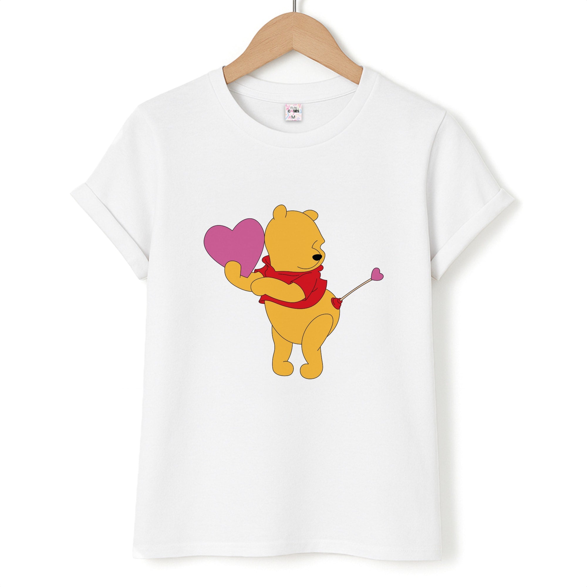 Cupid Pooh Valentine's Unisex T-Shirt