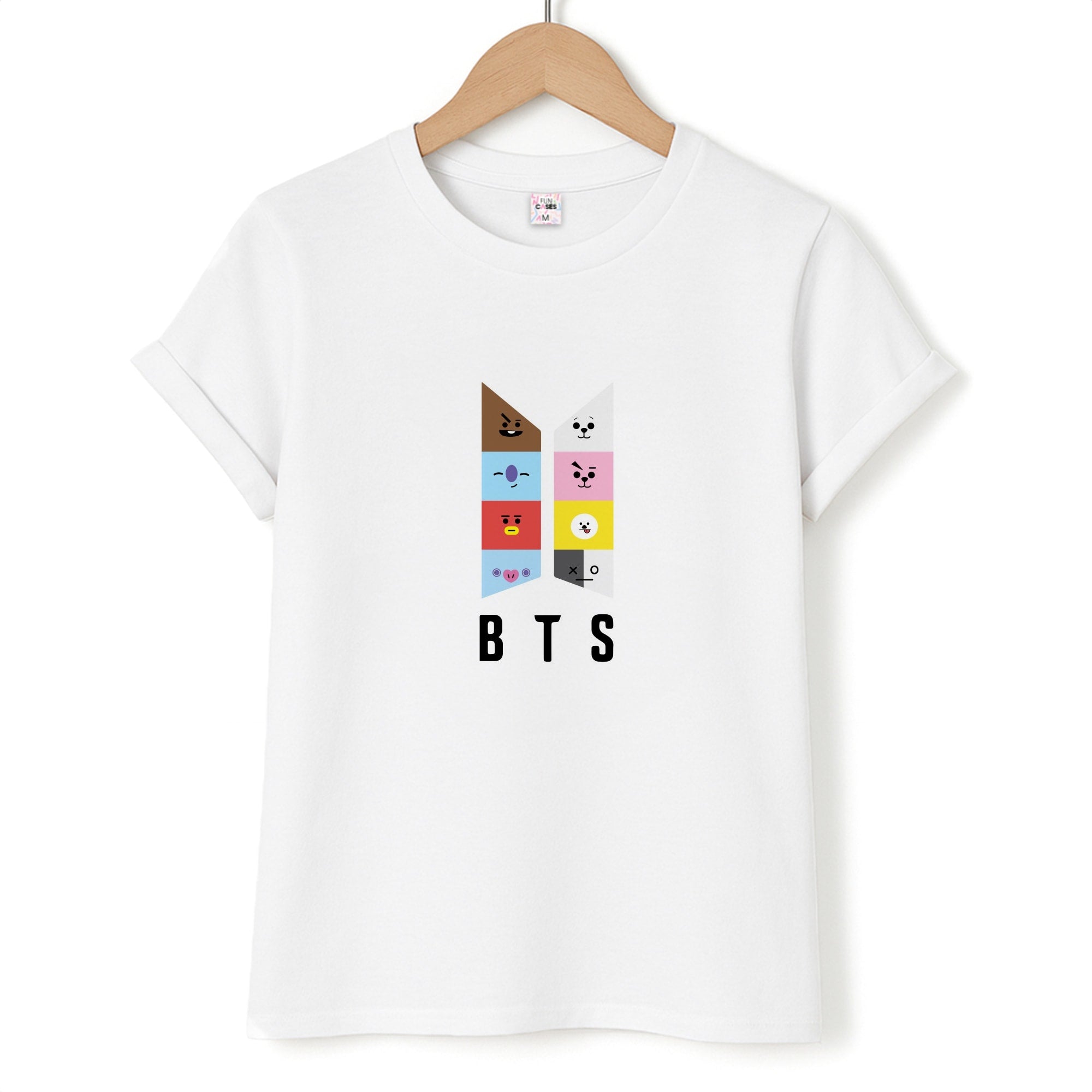 BT21 K-Pop Band Logo T-Shirt