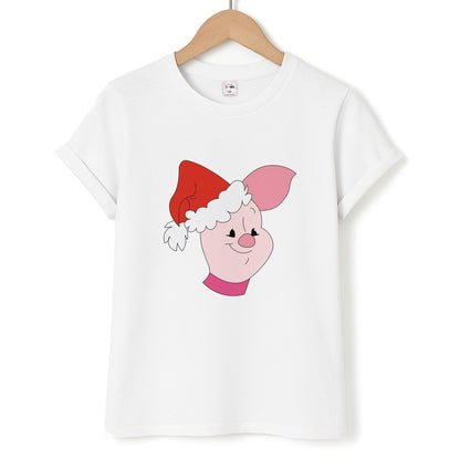 Pig Pattern Christmas Unisex T-Shirt