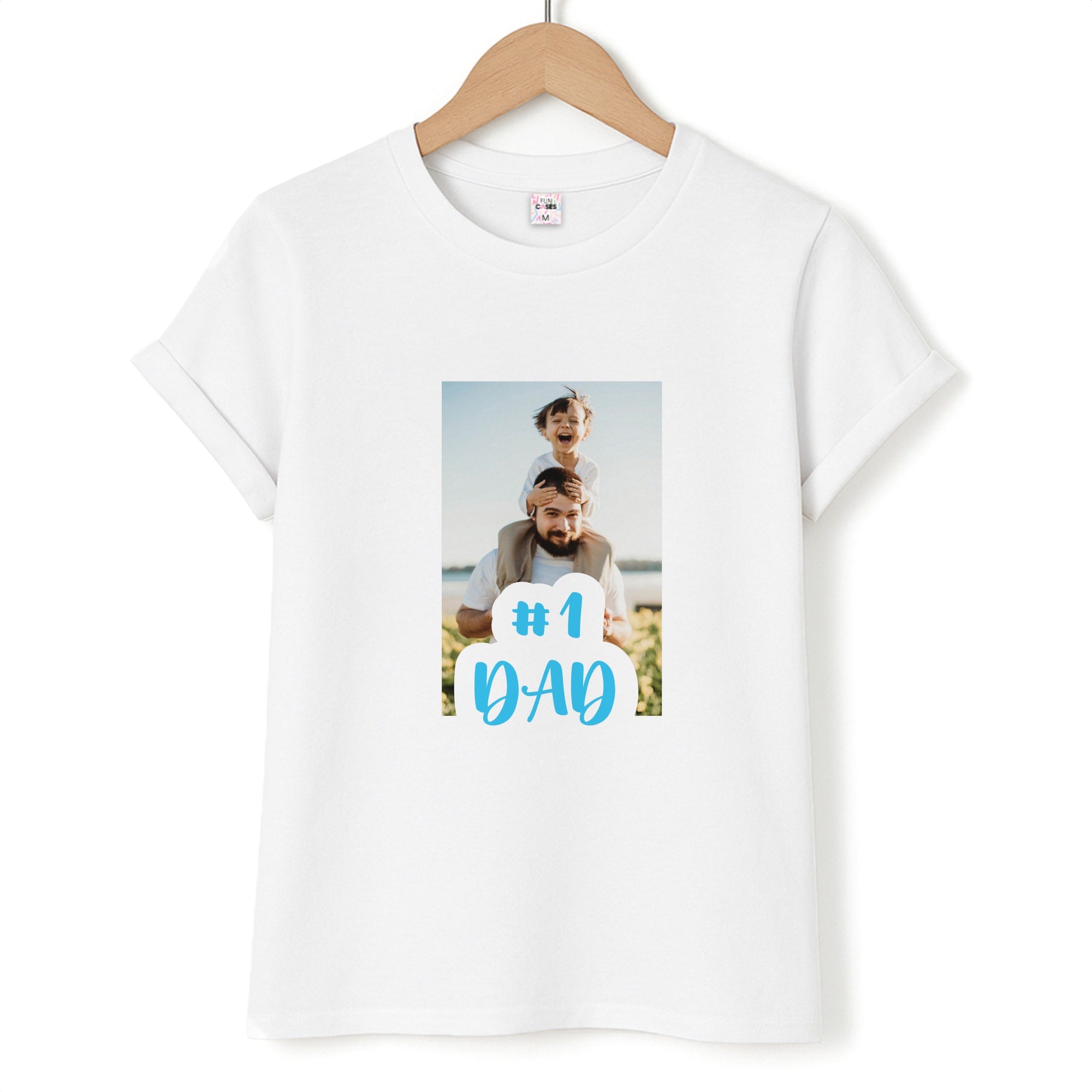 Hashtag 1 Dad - Personalised Father's Day Unisex T-Shirt