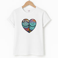 Sally And Jack Heart - TNBC T-Shirt