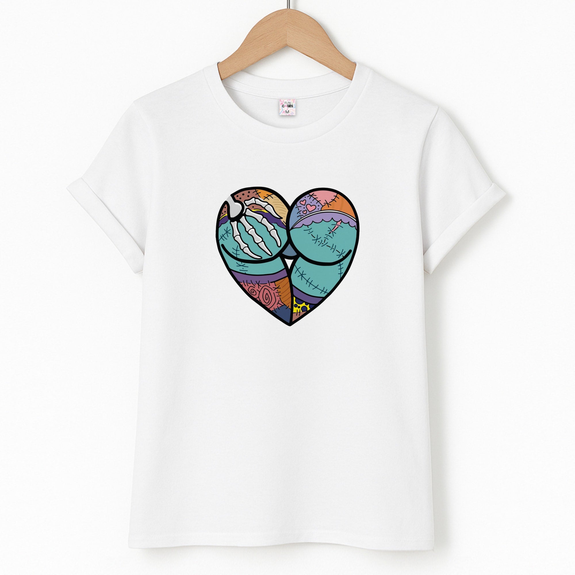 Sally And Jack Heart - TNBC T-Shirt