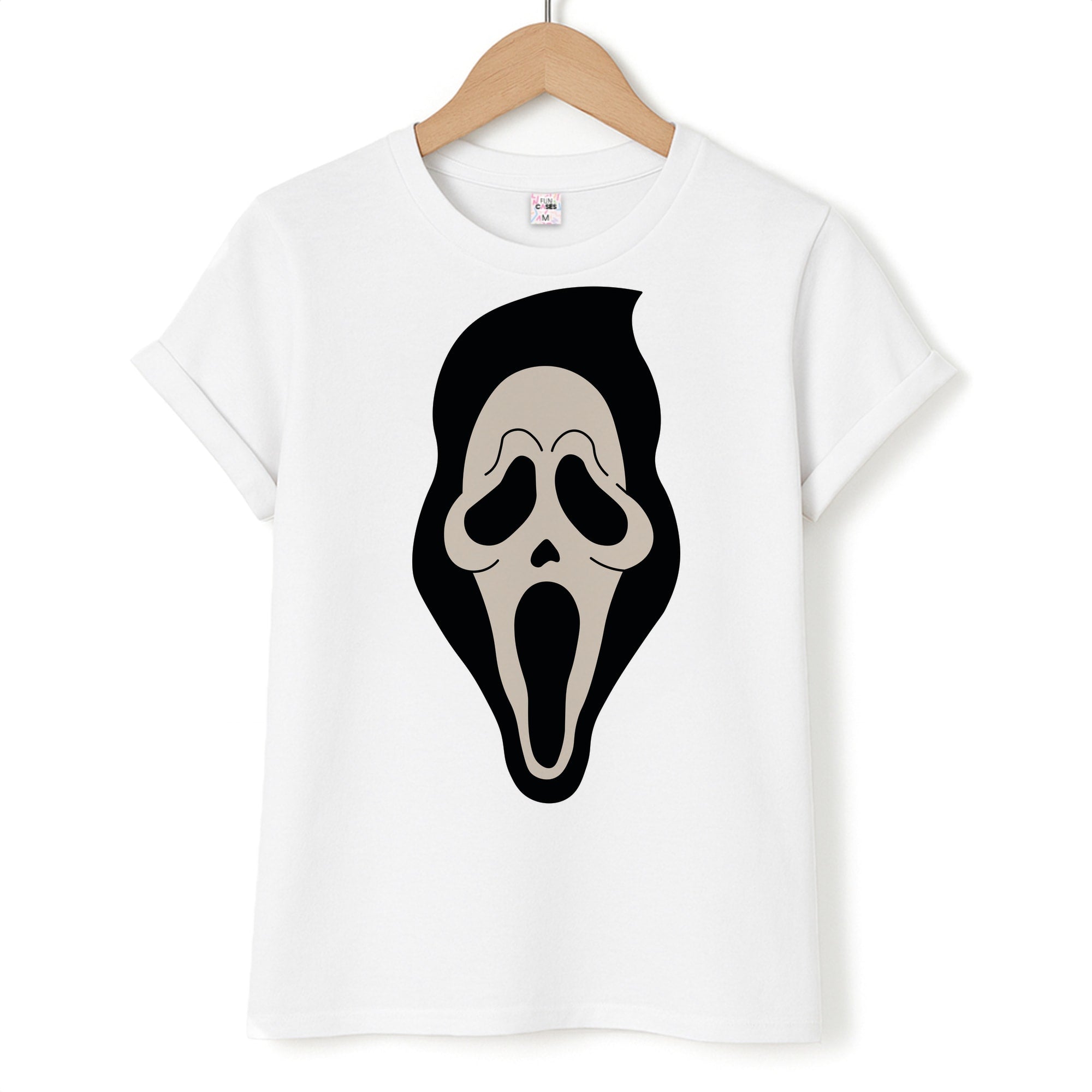 Pink Ghostface Pattern - Scream Unisex T-Shirt