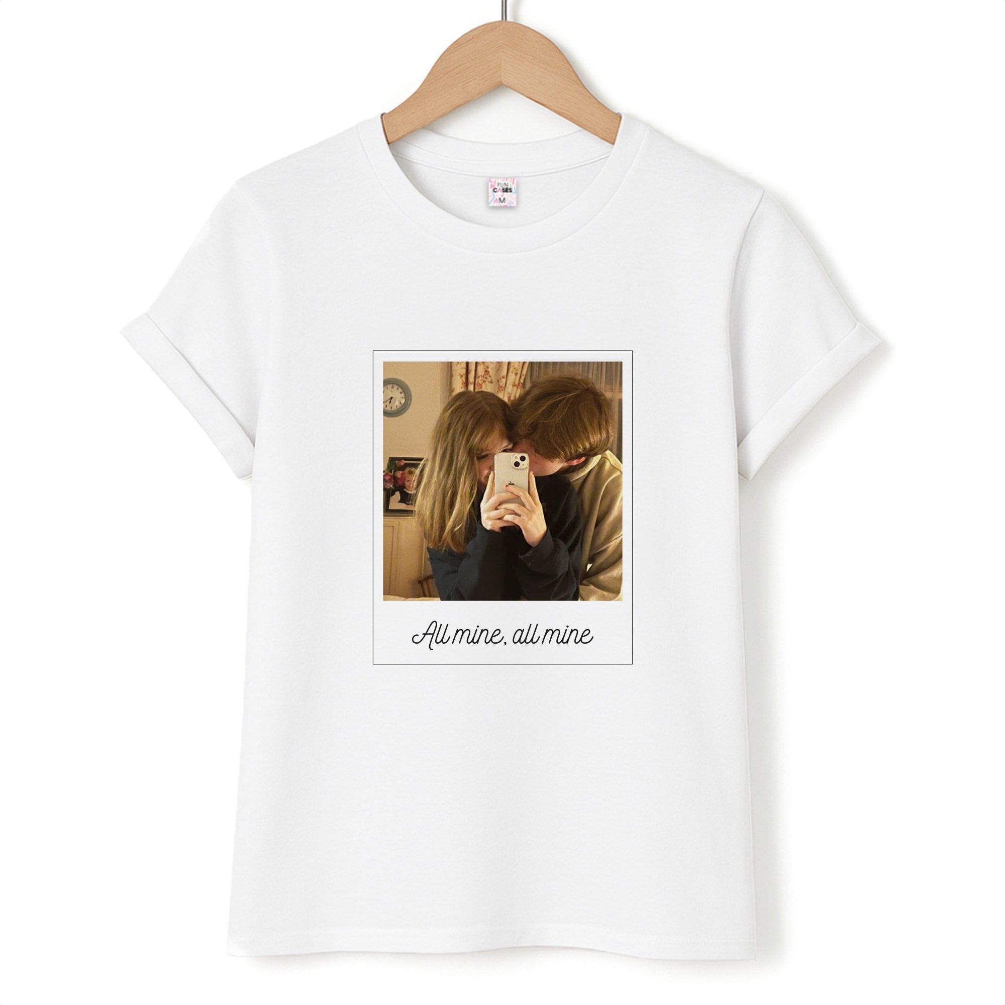 All Mine, All Mine - Personalised Couples T-Shirt