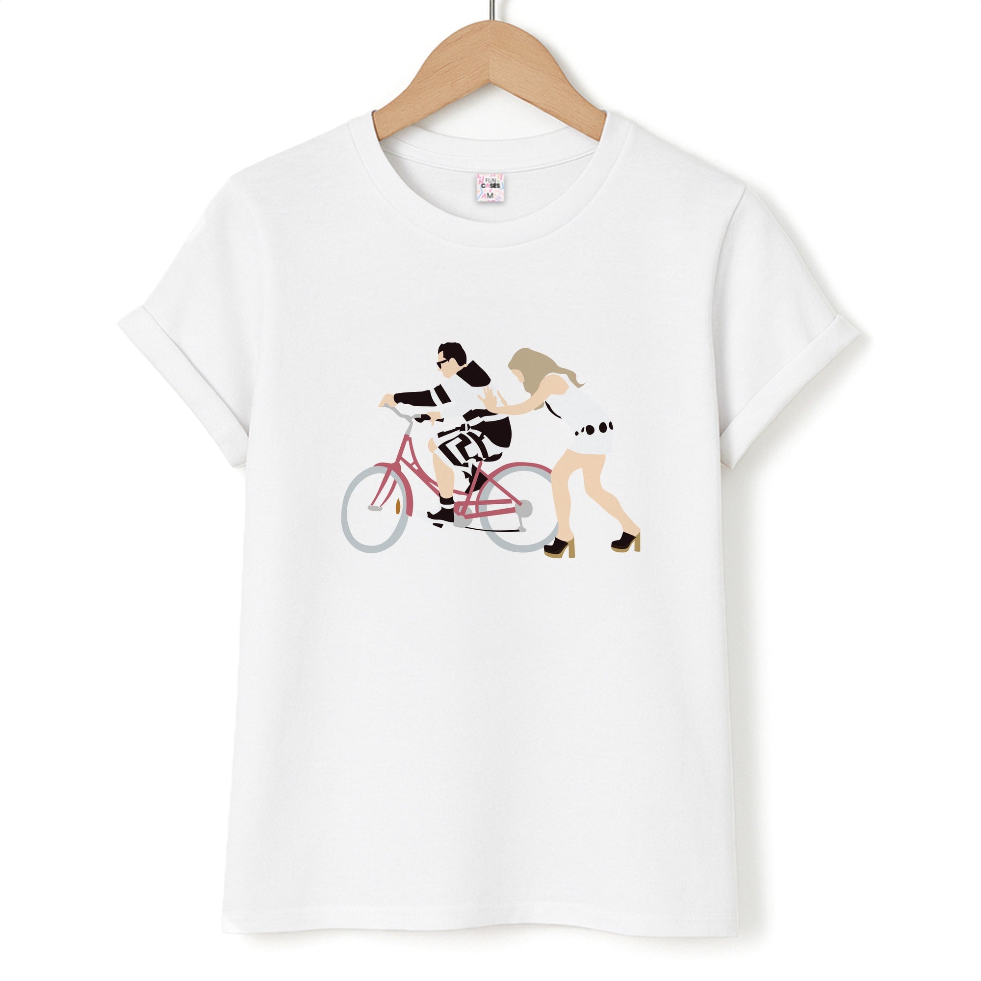 David Riding A Bike T-Shirt