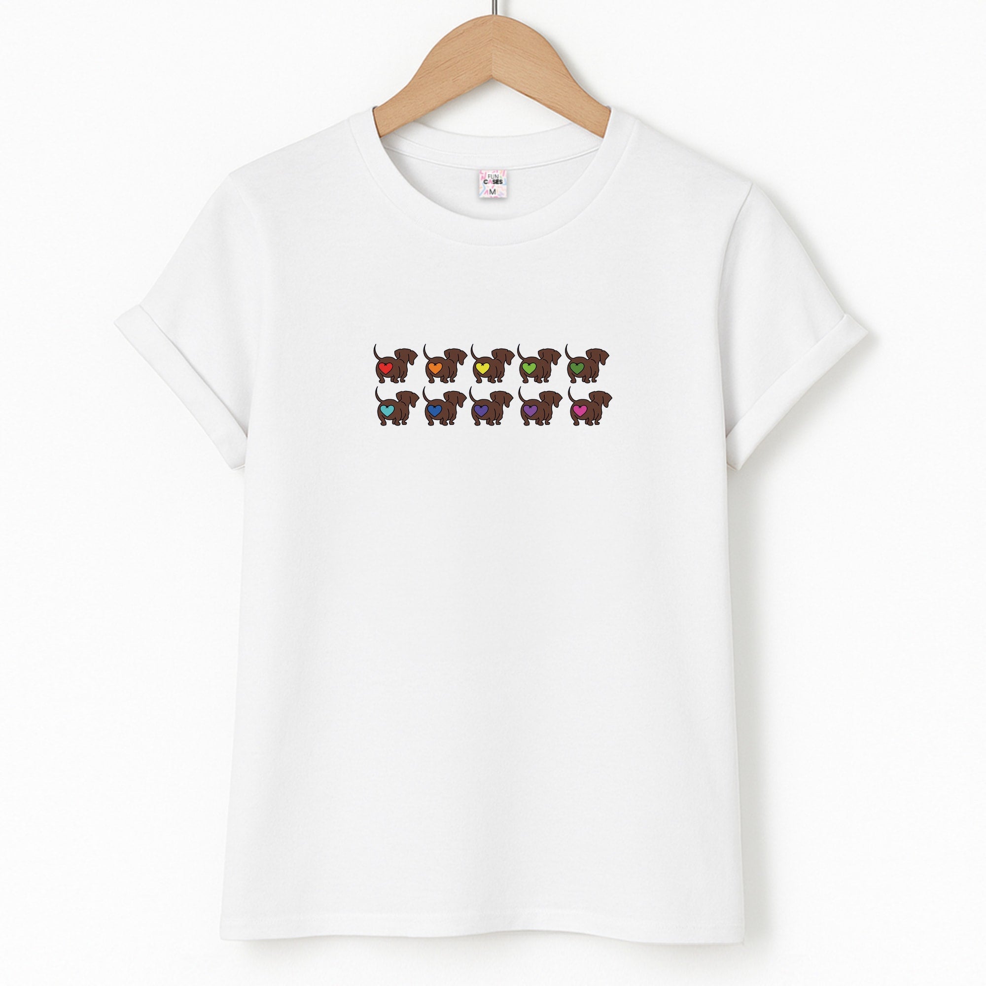 Love hearts - Dachshunds T-Shirt