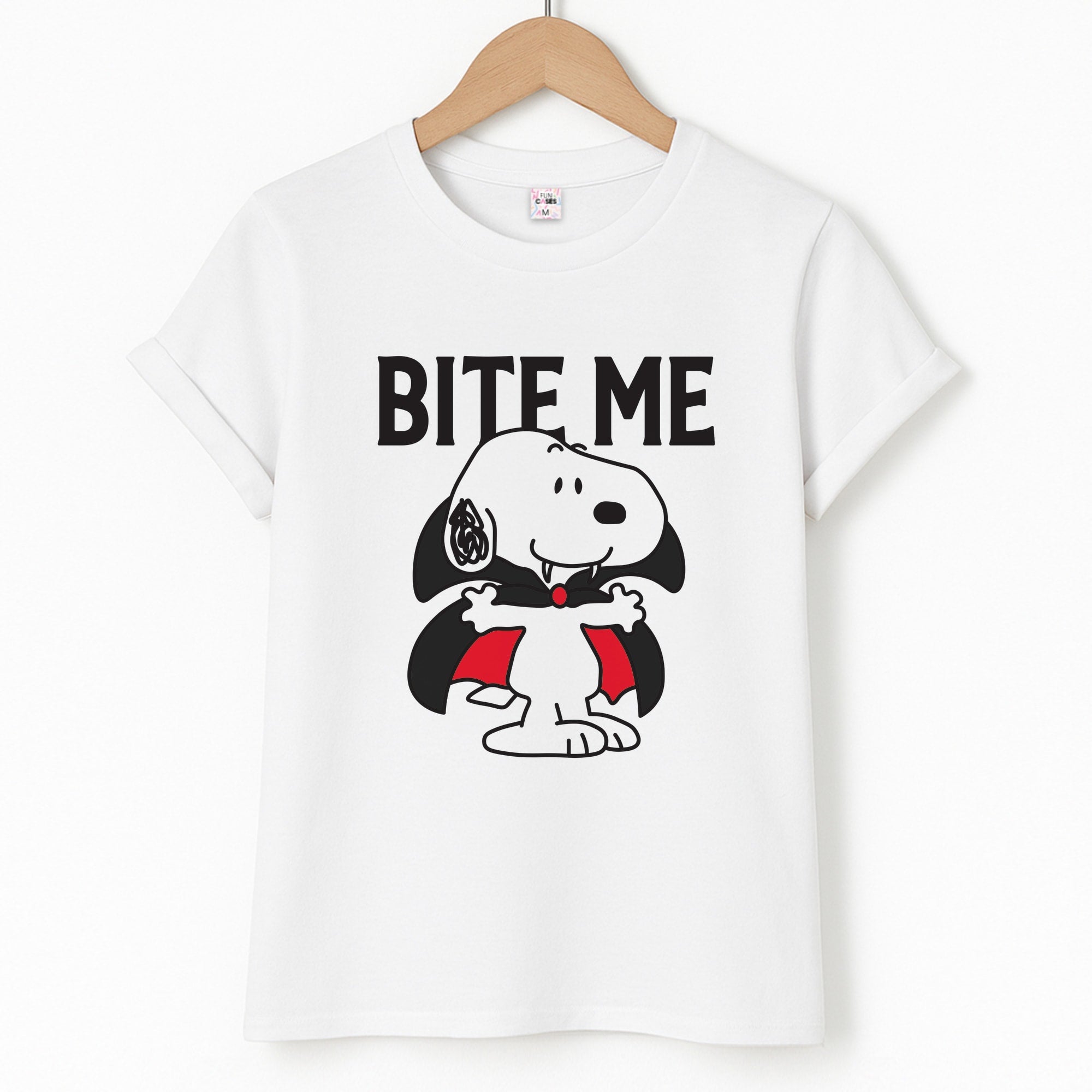 Bite Me Snoopy - Snoopy Halloween Unisex T-Shirt