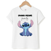 Ohana Means Family Pink T-Shirt