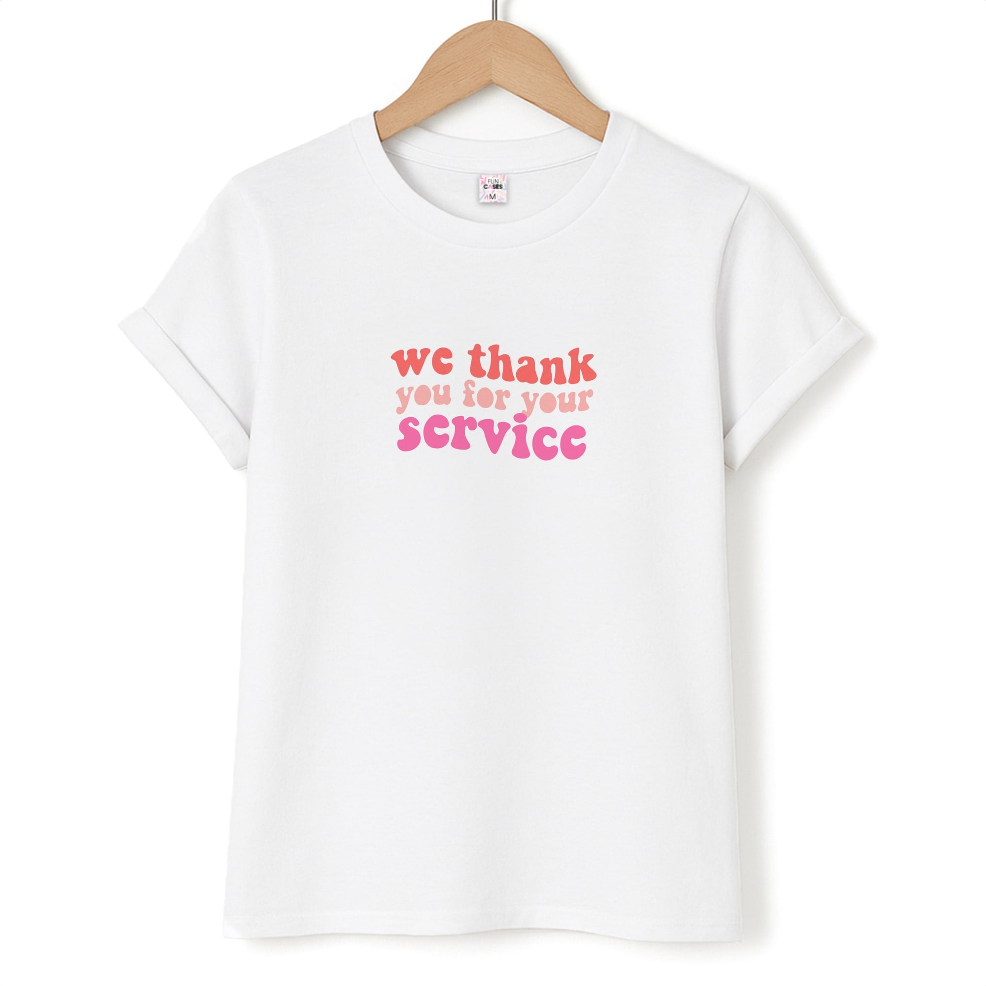We Thank You For Your Service - Heart TV T-Shirt