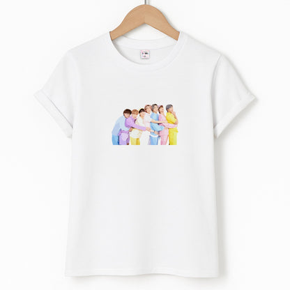 Colourful K-Pop Band Band Unisex T-Shirt