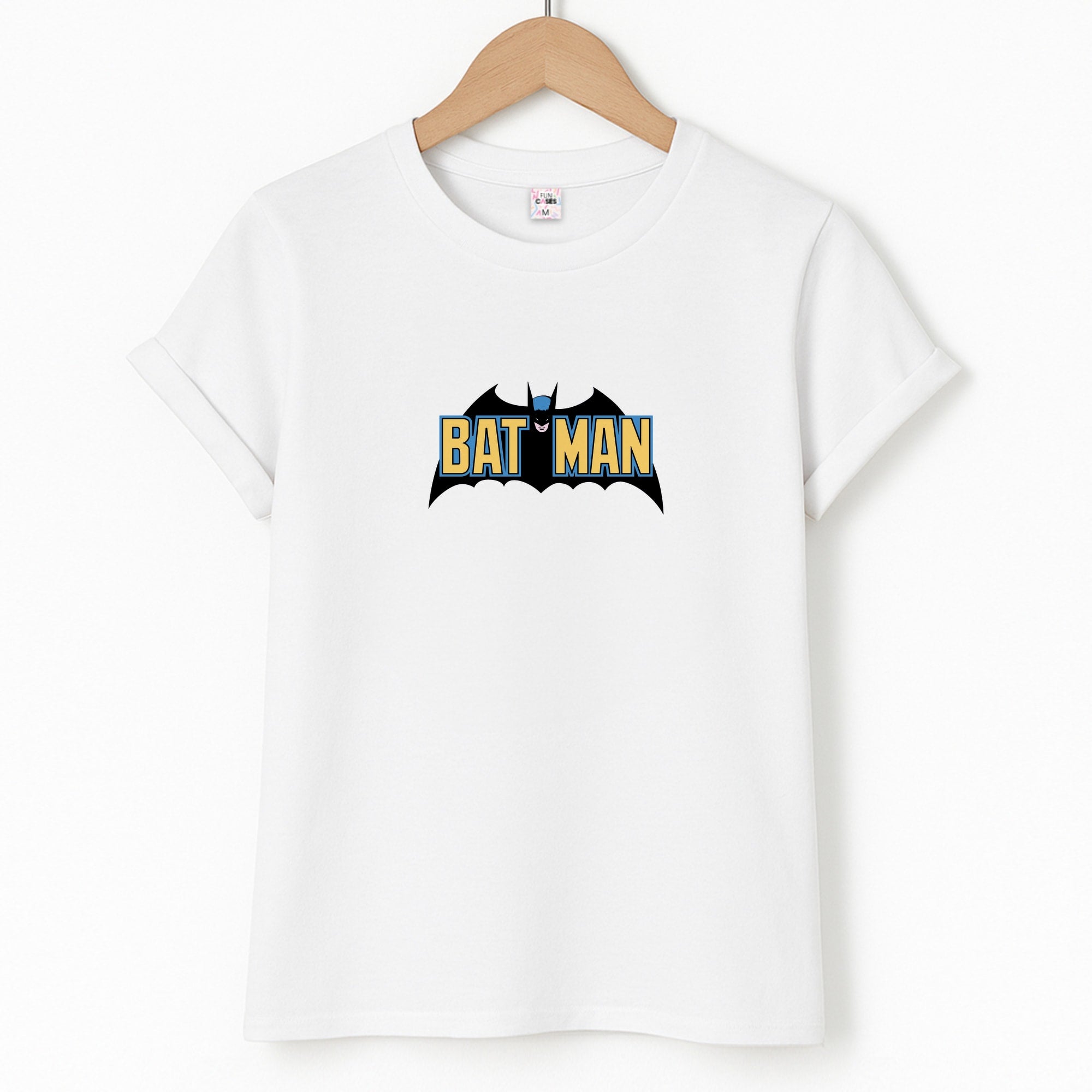 Yellow Bat Superhero Logo Unisex T-Shirt