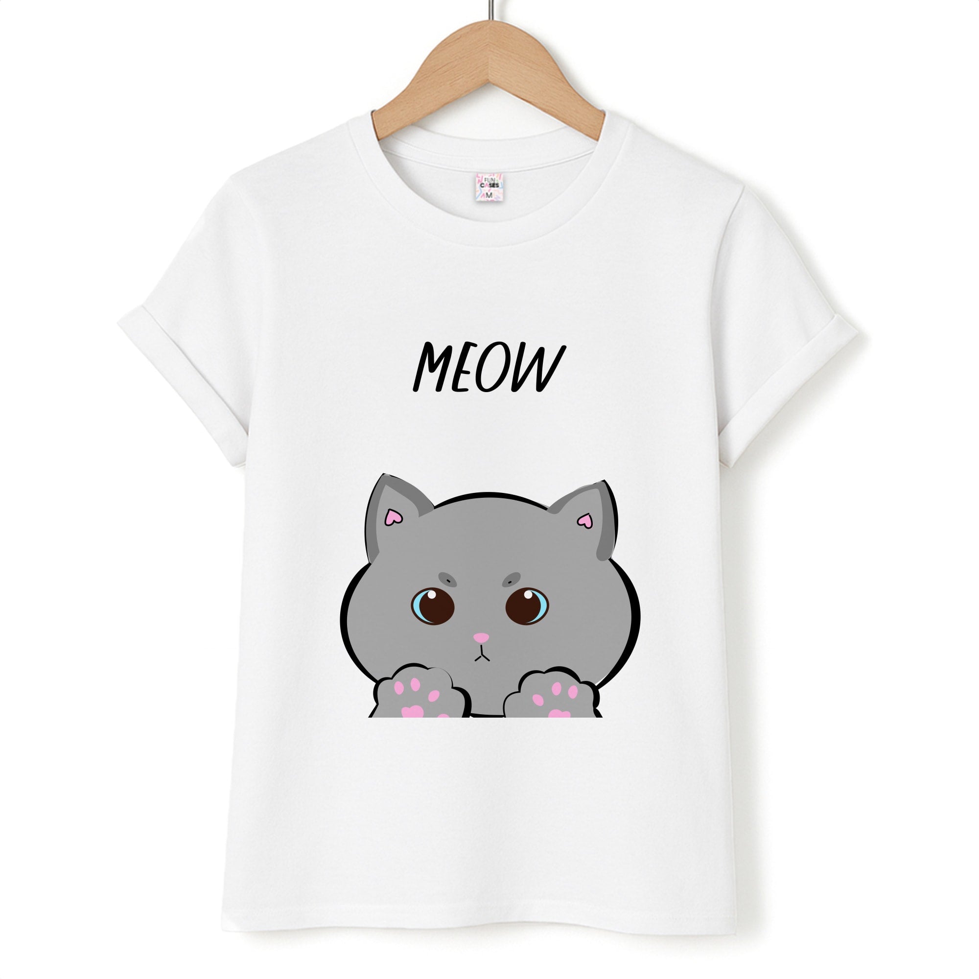Grey Kitty - Cats Unisex T-Shirt