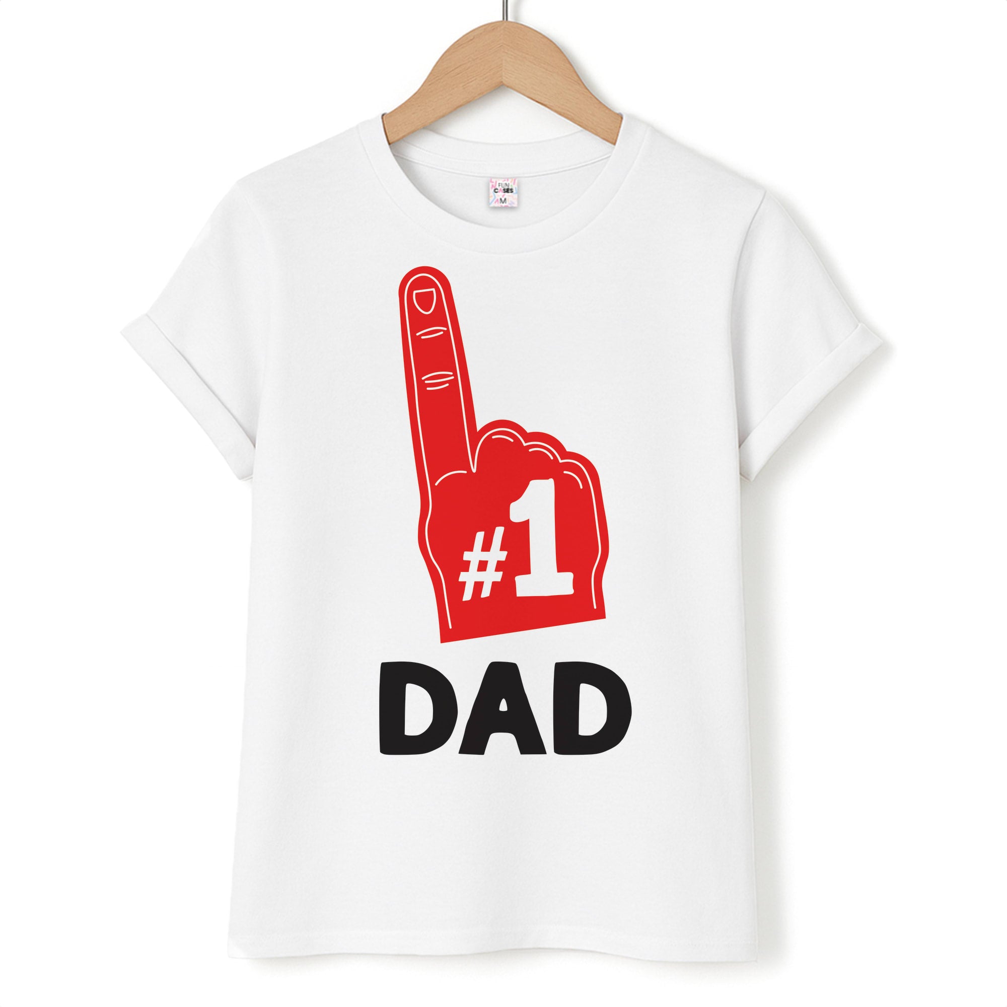 #1 Dad Foam Finger Unisex T-Shirt