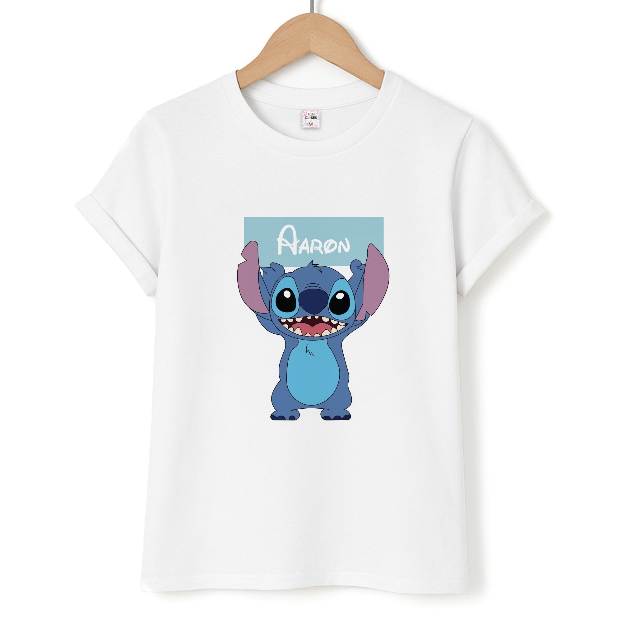 Standing Blue Alien - Personalised Disney T-Shirt