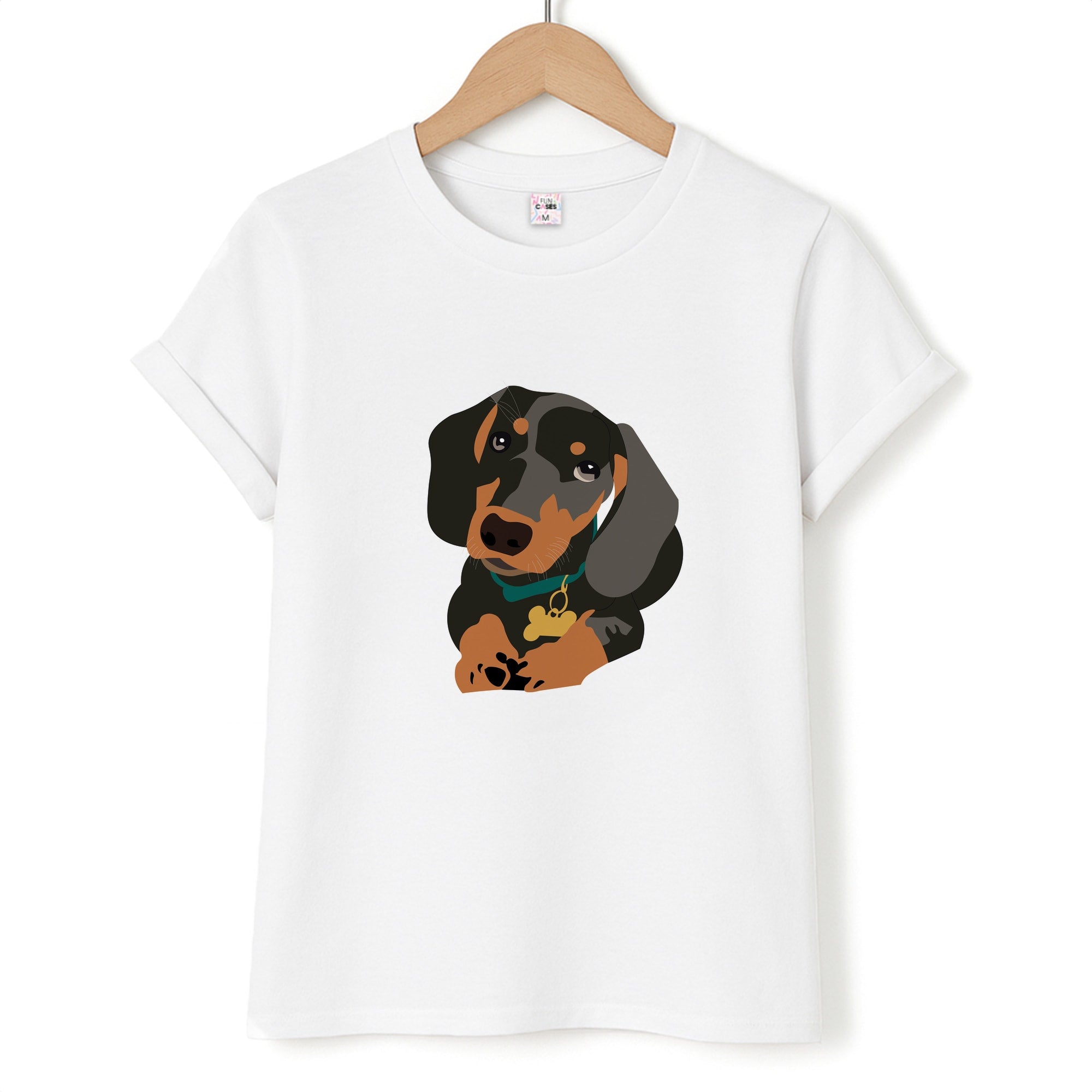 Black & brown - Dachshunds T-Shirt