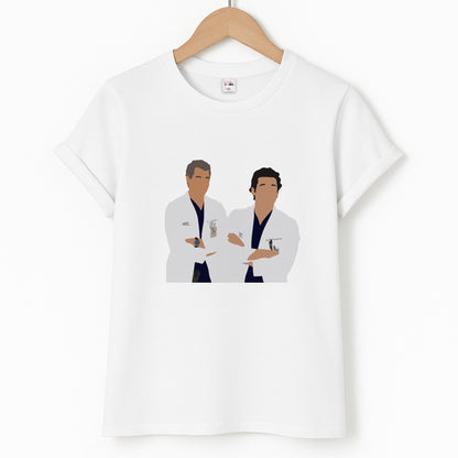 Two Doctors Arm Crossed - Grey's Unisex T-Shirt