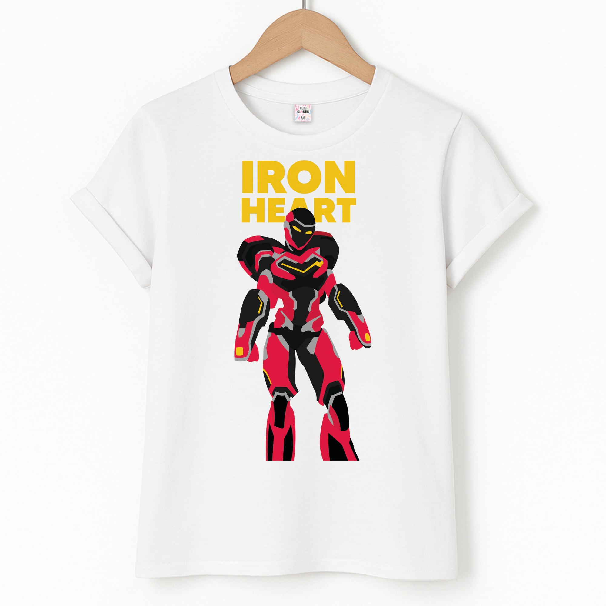 Metal Heart Hero Standing T-Shirt
