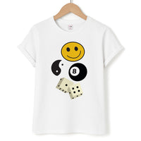 8 Ball Pattern - Skate Aesthetic  T-Shirt
