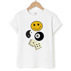 8 Ball Pattern - Skate Aesthetic  Unisex T-Shirt