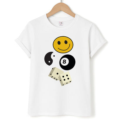 8 Ball Pattern - Skate Aesthetic  Unisex T-Shirt