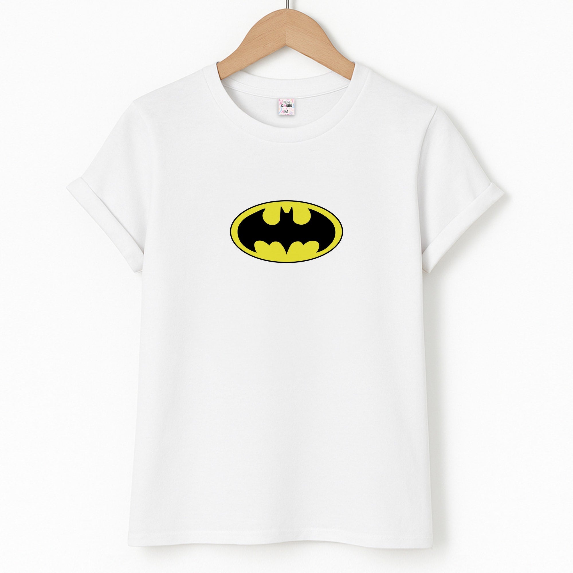 Black Bat Superhero Logo Unisex T-Shirt