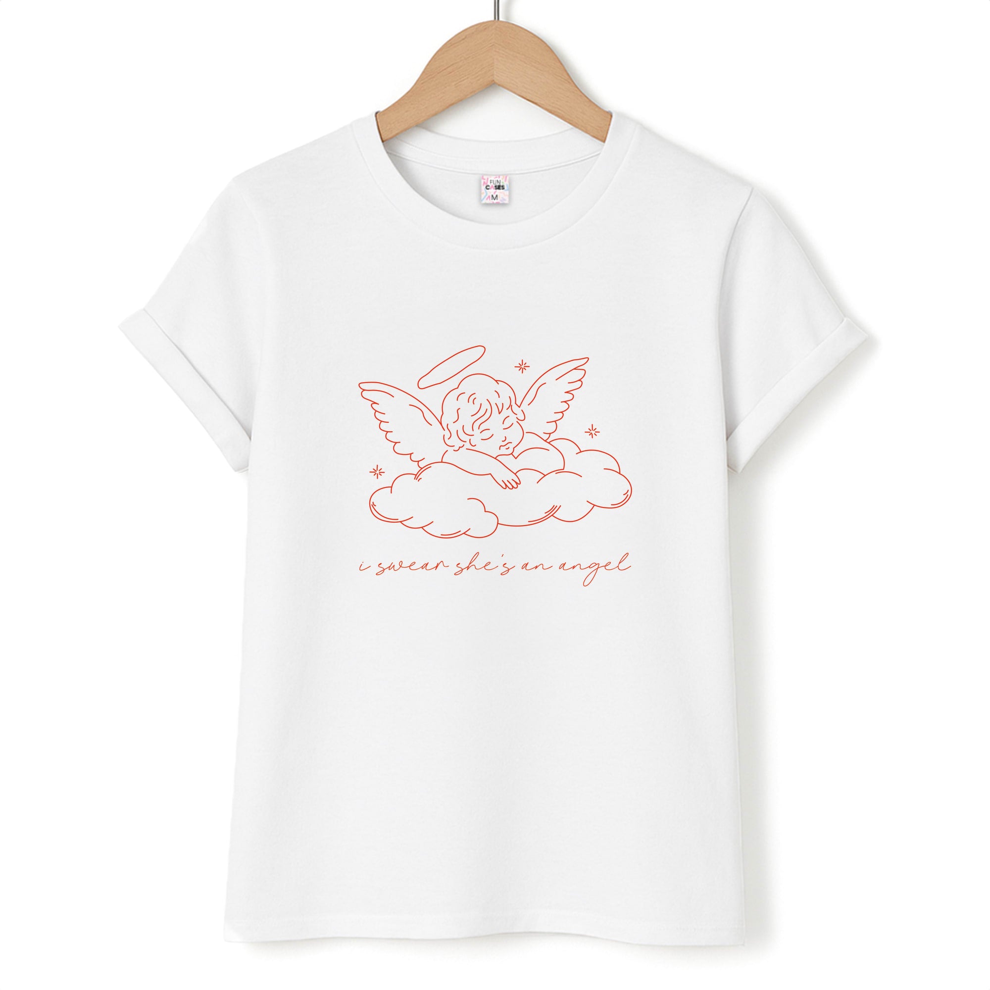 I Swear Shes An Angel - Clean Girl Aesthetic T-Shirt