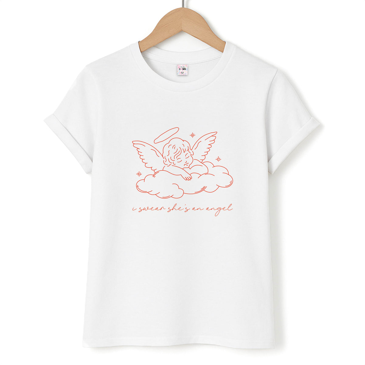 I Swear Shes An Angel - Clean Girl Aesthetic T-Shirt