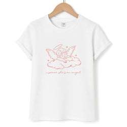 I Swear Shes An Angel - Clean Girl Aesthetic Unisex T-Shirt