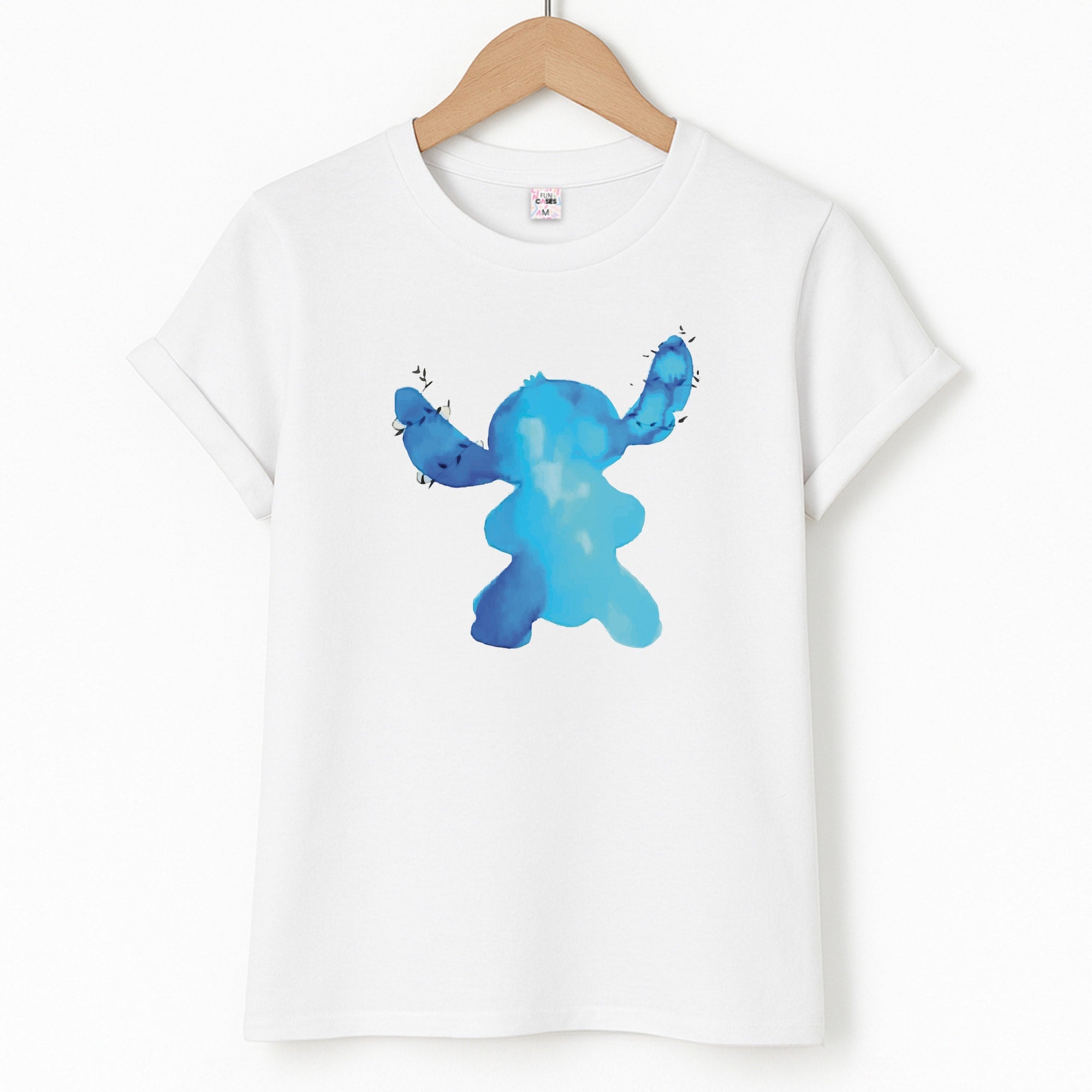 Watercolour Blue Alien Disney T-Shirt