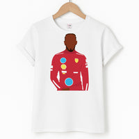 Hamilton In Red T-Shirt