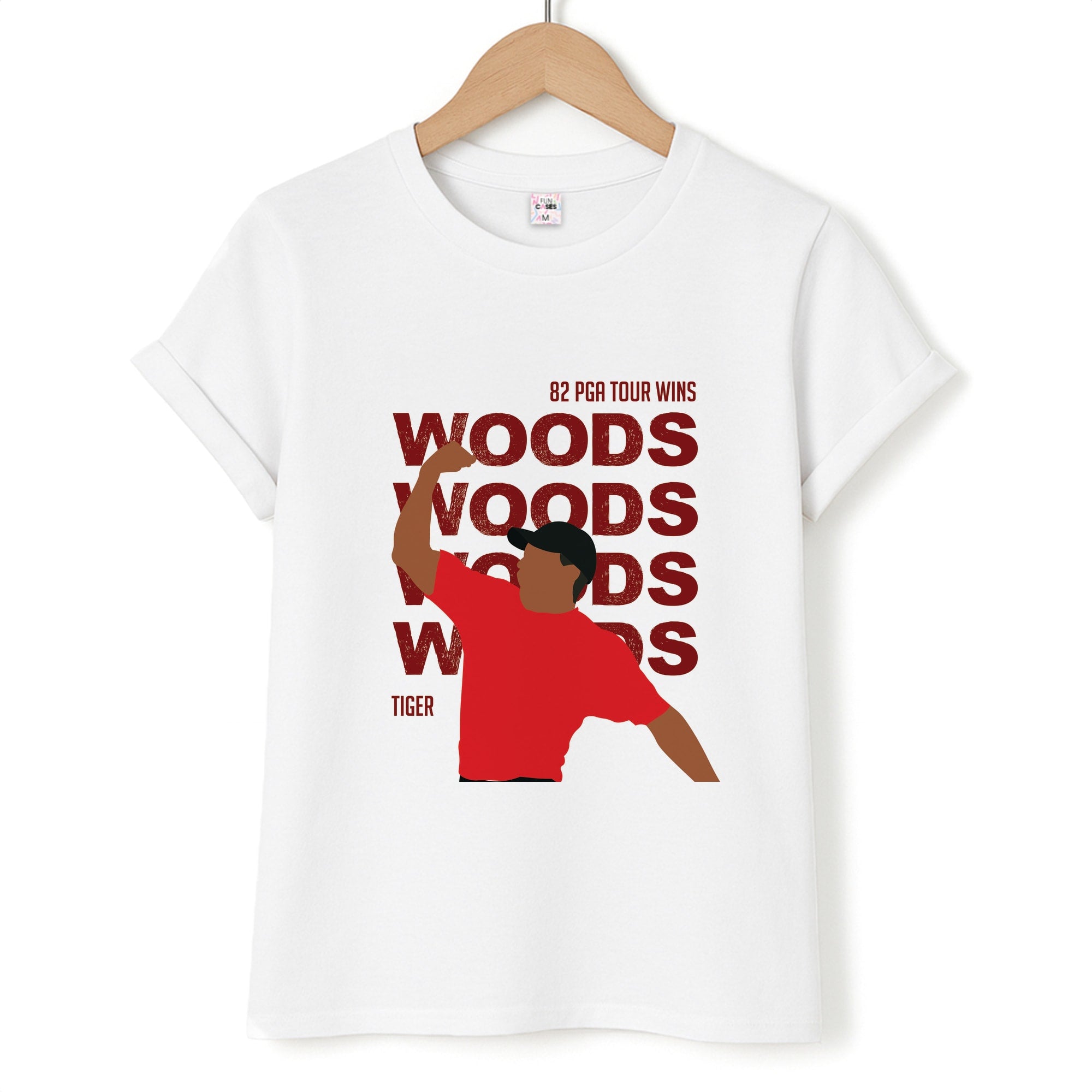 Woods Dark Red T-Shirt