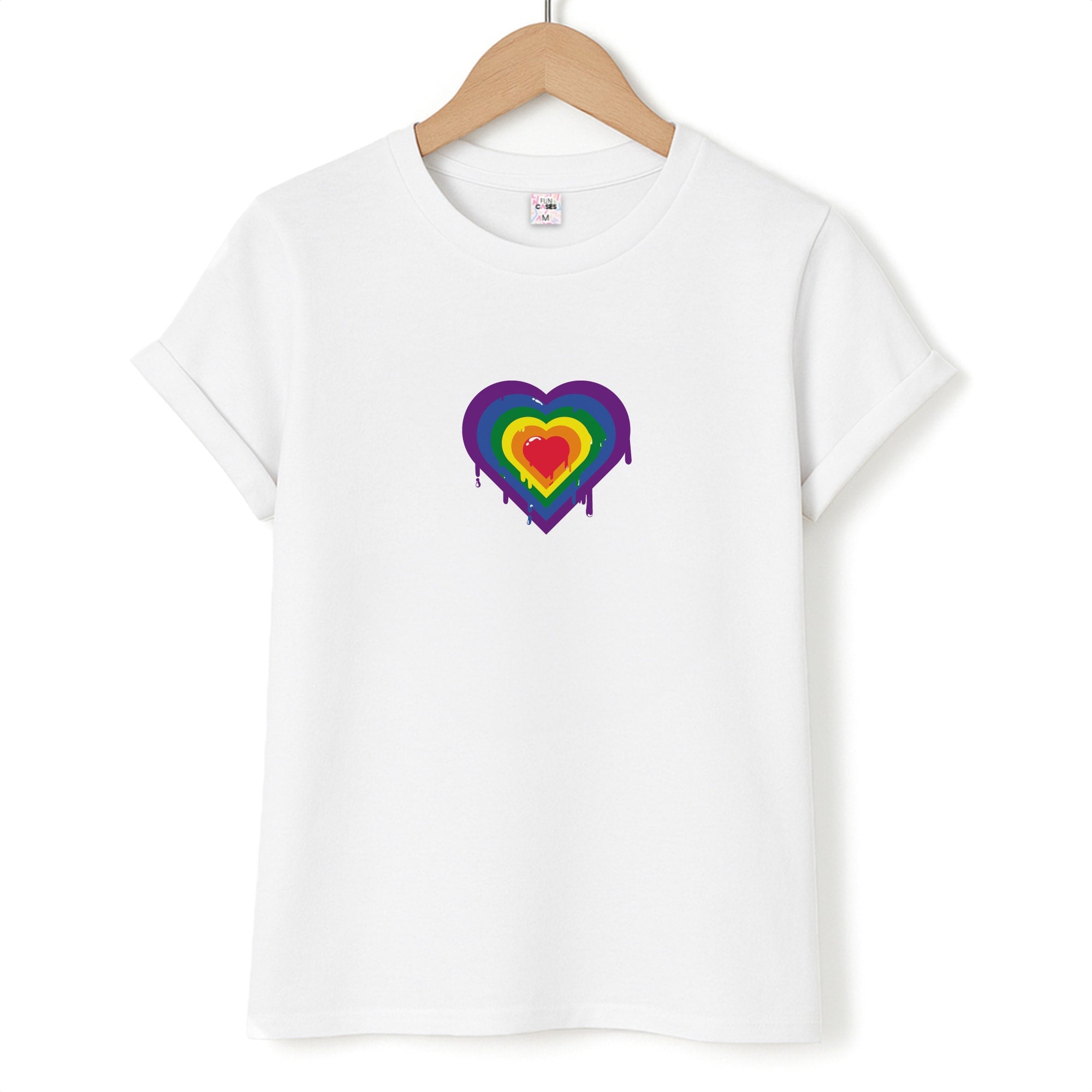 Dripped heart - Pride T-Shirt