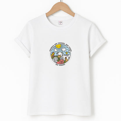 Animals Are Friends, Not Food - Vegan Unisex T-Shirt