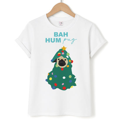 Bah Hum Pug Unisex T-Shirt