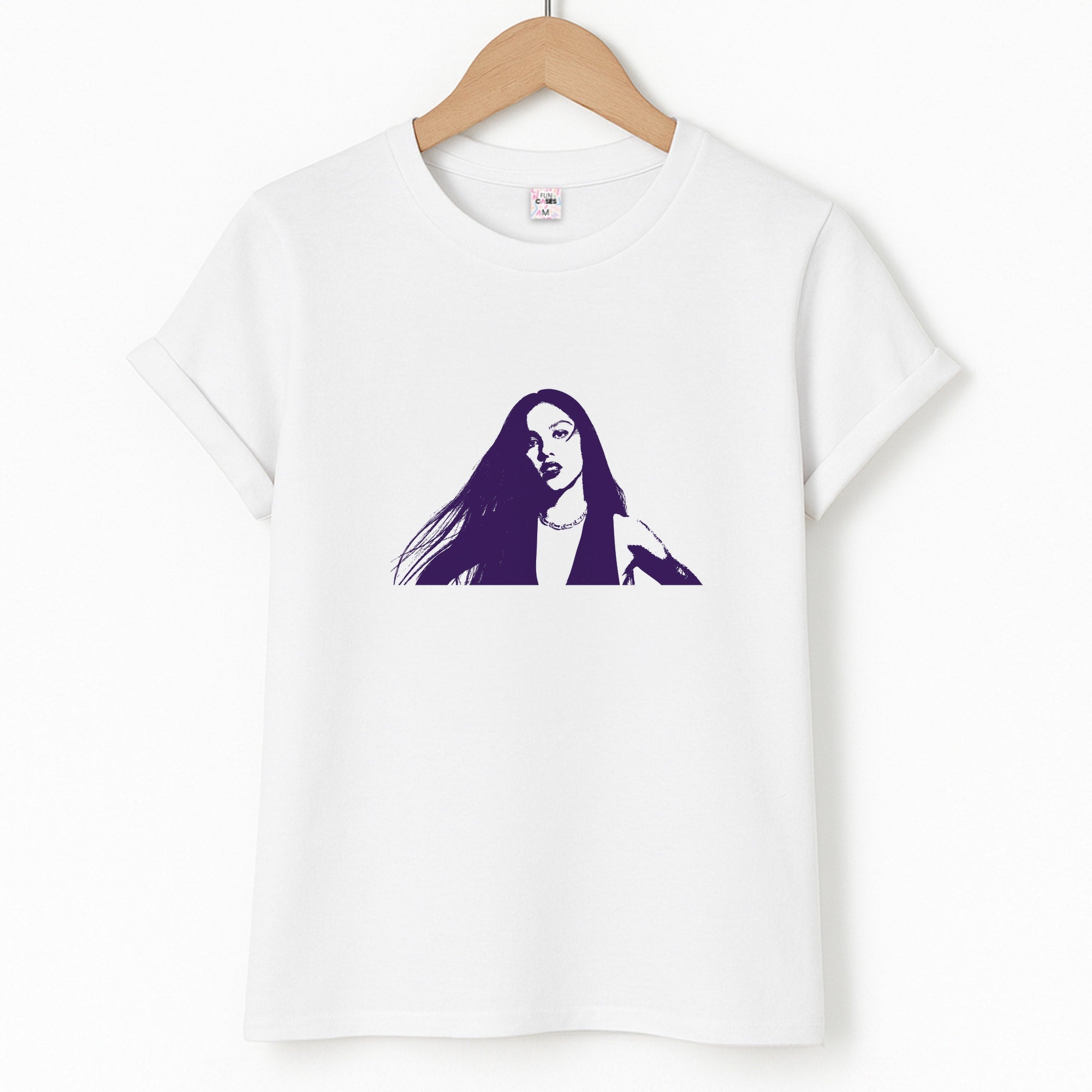 Stars And Butterflies Pattern T-Shirt