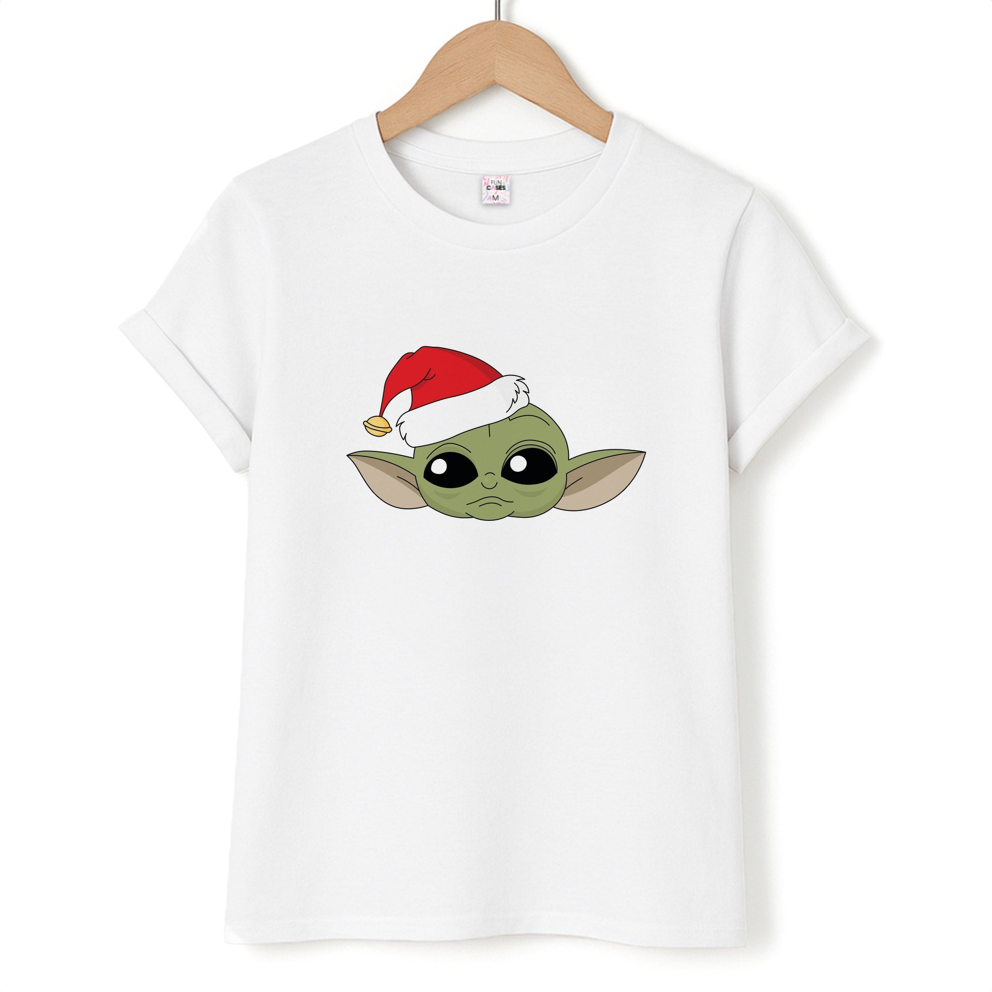 Baby Yoda Christmas Pattern Unisex T-Shirt
