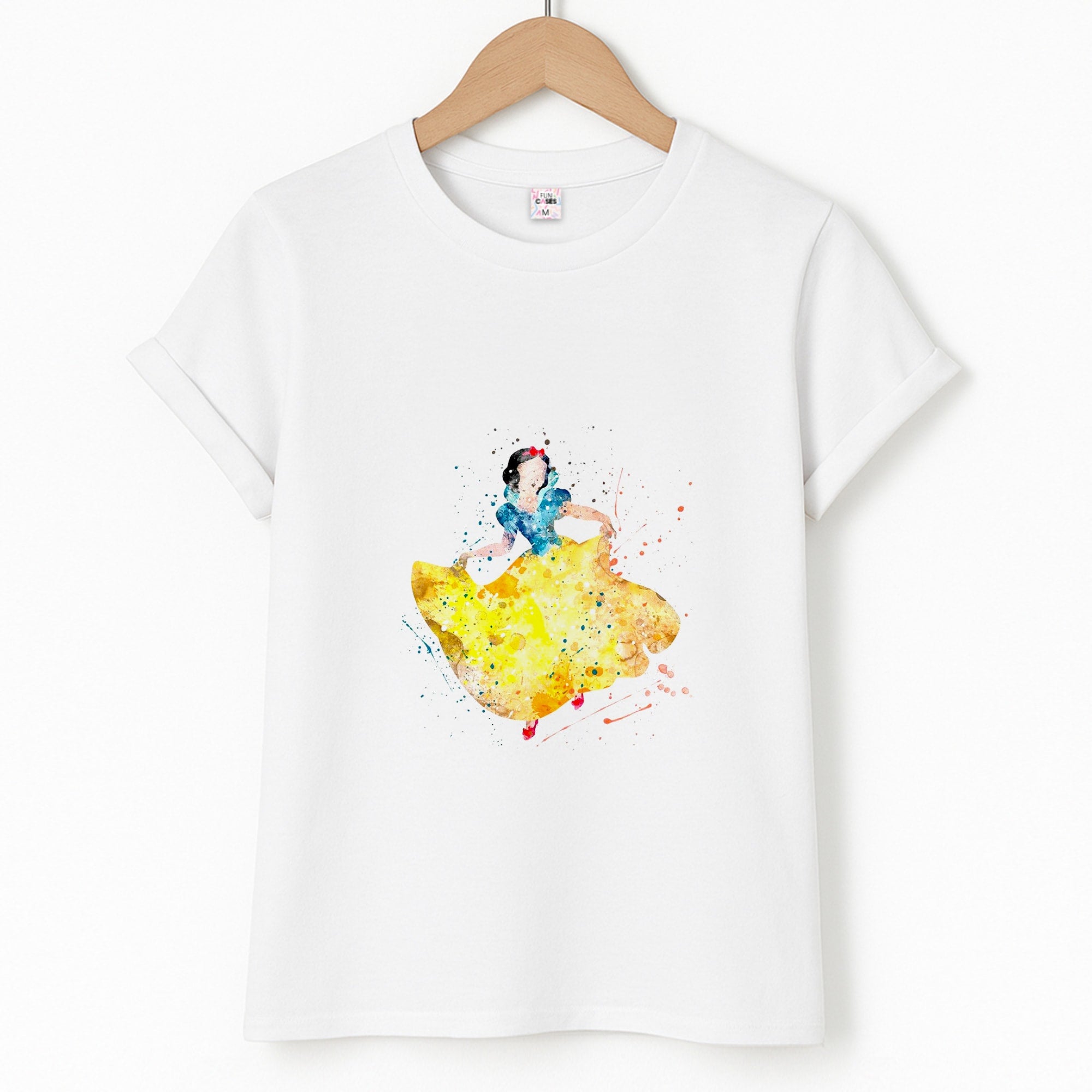Watercolour Snow White Fairytale Unisex T-Shirt