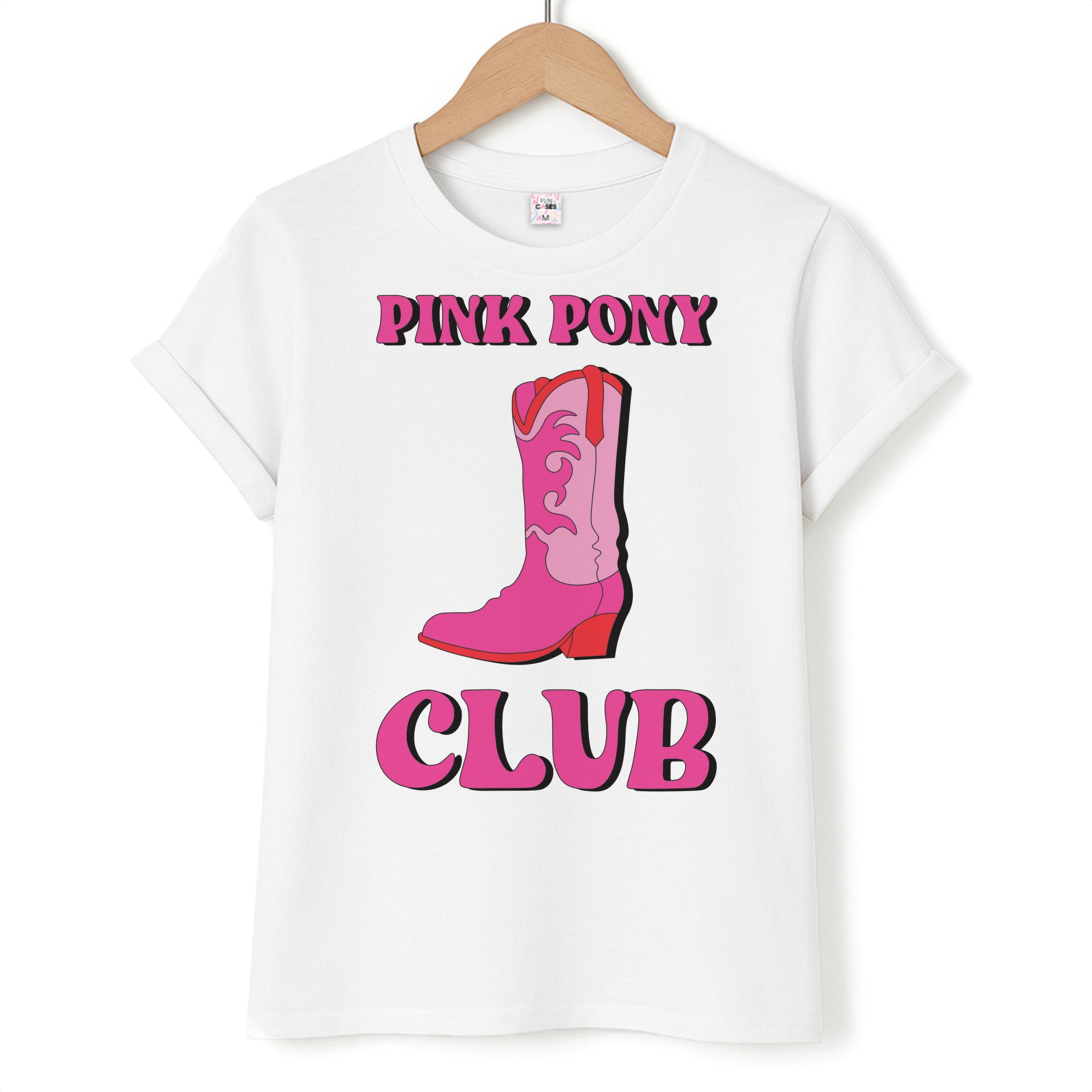 Zebra Print Pink Pony Club Unisex T-Shirt
