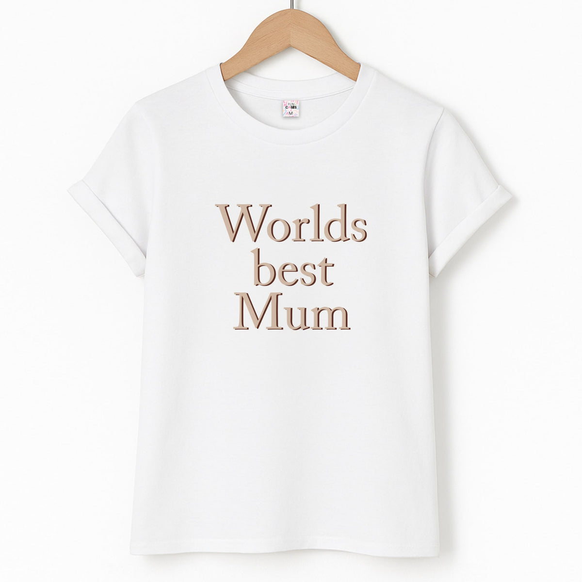 Worlds Best Mum - Floral Mother's Day T-Shirt