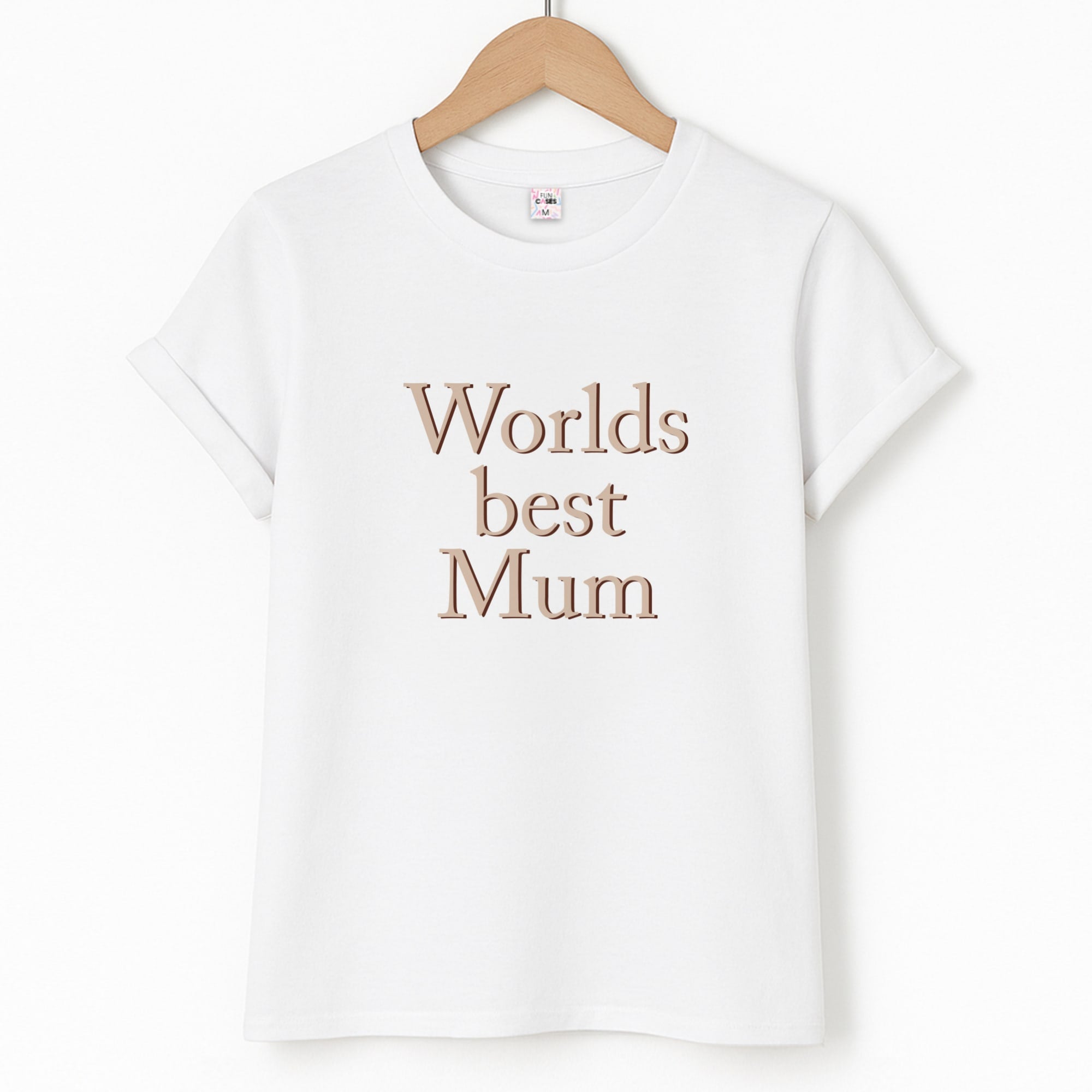 Worlds Best Mum - Floral Mother's Day Unisex T-Shirt