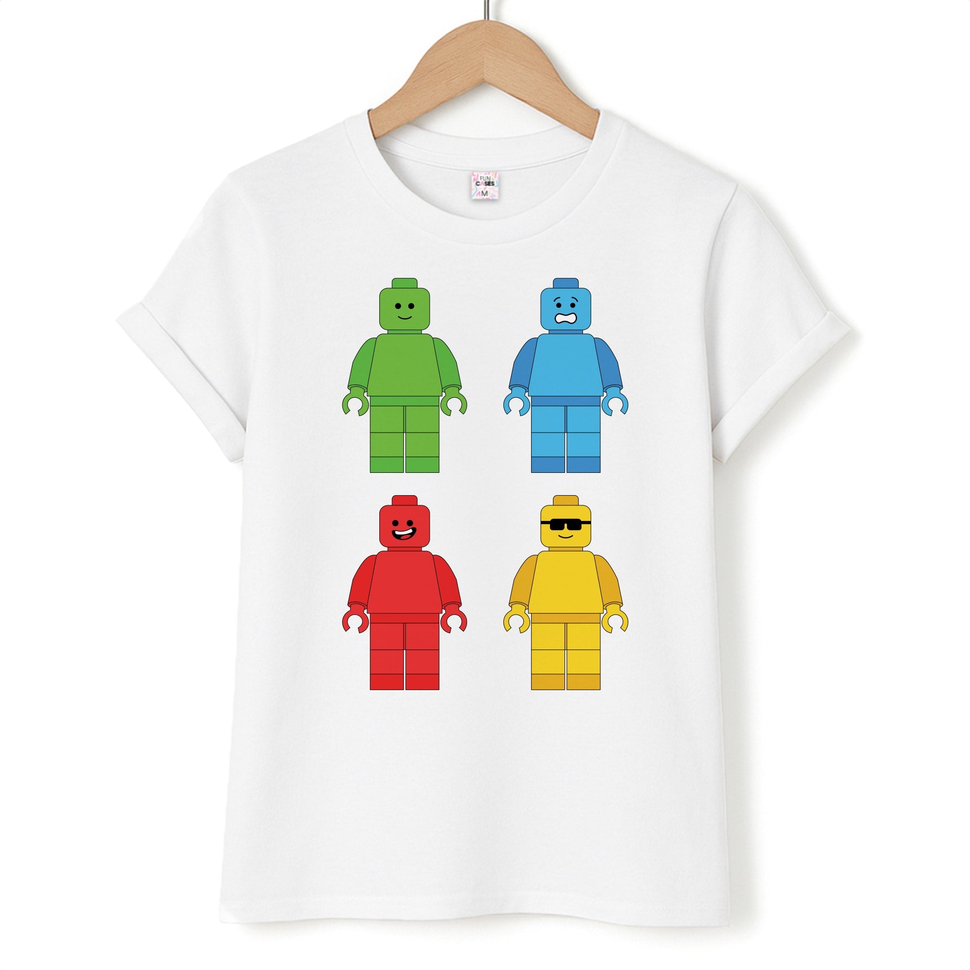 Bricks Figures Rainbow T-Shirt